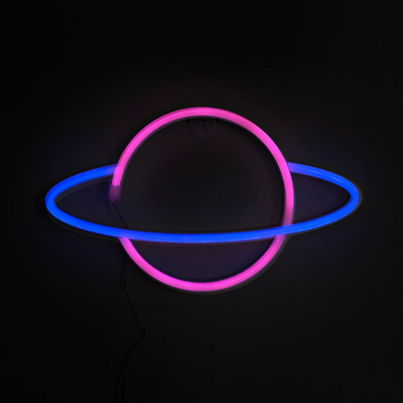 Planet Neon Sign