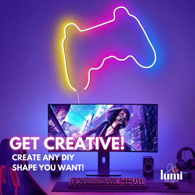  RGBIC Flexi Neon Rope main product with remote and app