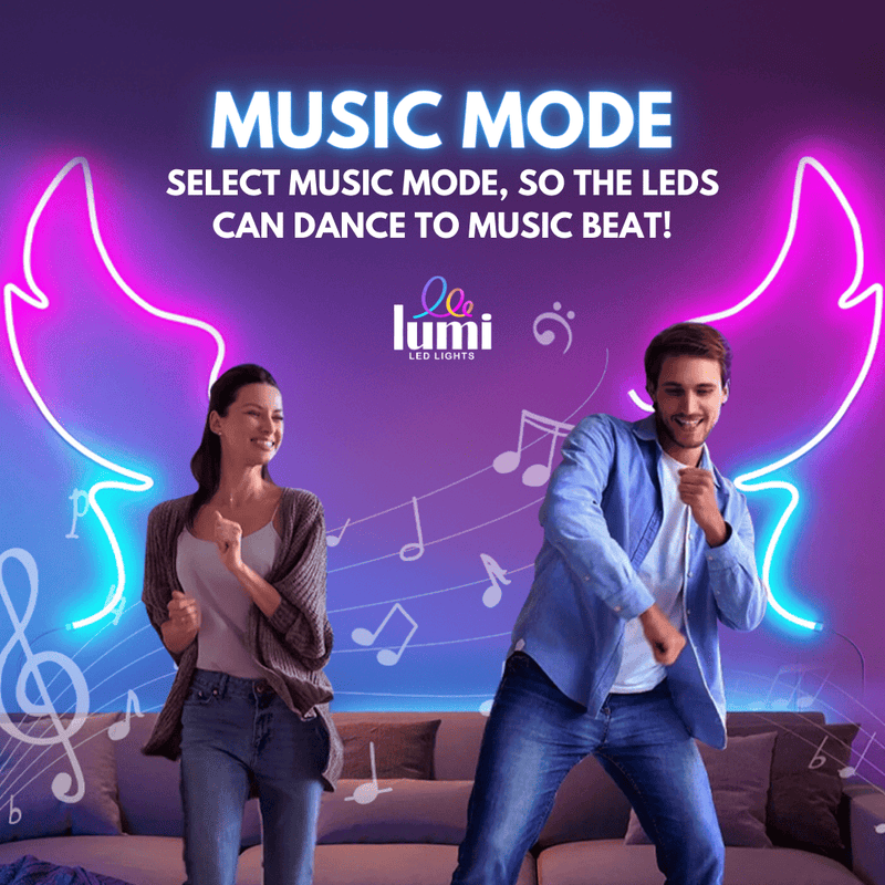  RGBIC Flexi Neon Rope main product with remote and app