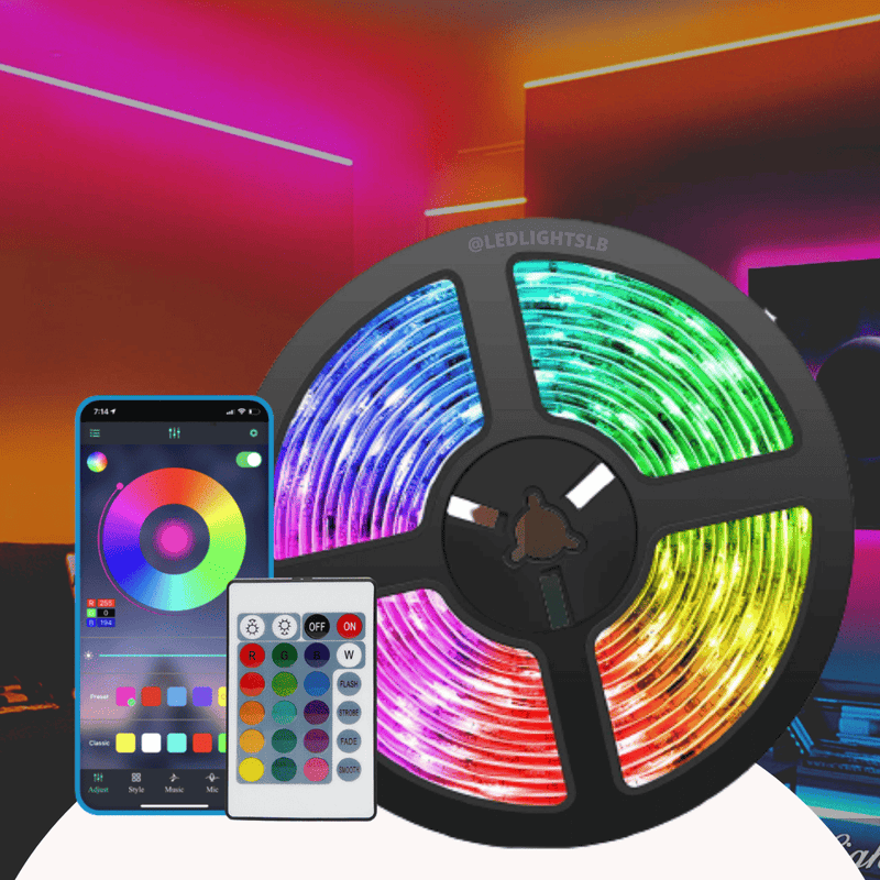 LED Strip Lights 2.0 spool with app and remote